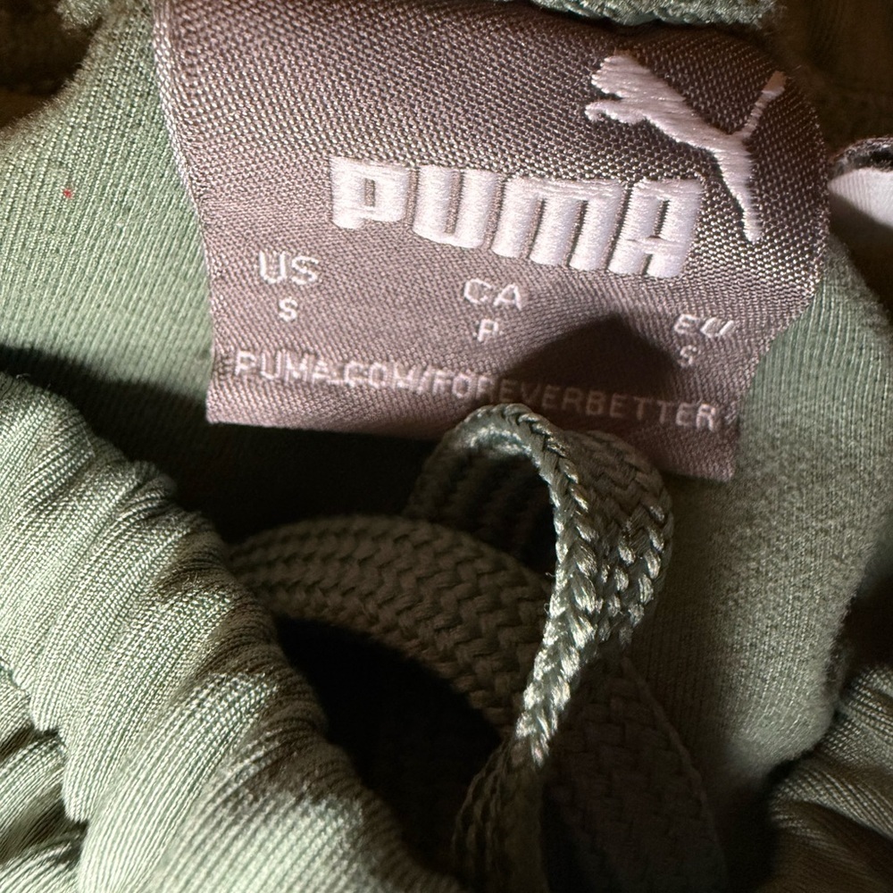 Puma Olive Green Joggers - Picture 5 of 5